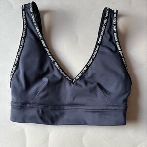 Tommy Hilfiger Women's Sports Bra XXS Navy Blue Activewear Stretch